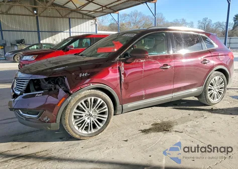 2018 Lincoln Mkx Reserve z USA, uszkodzony, nr VIN 2LMPJ6LR7JBL29030